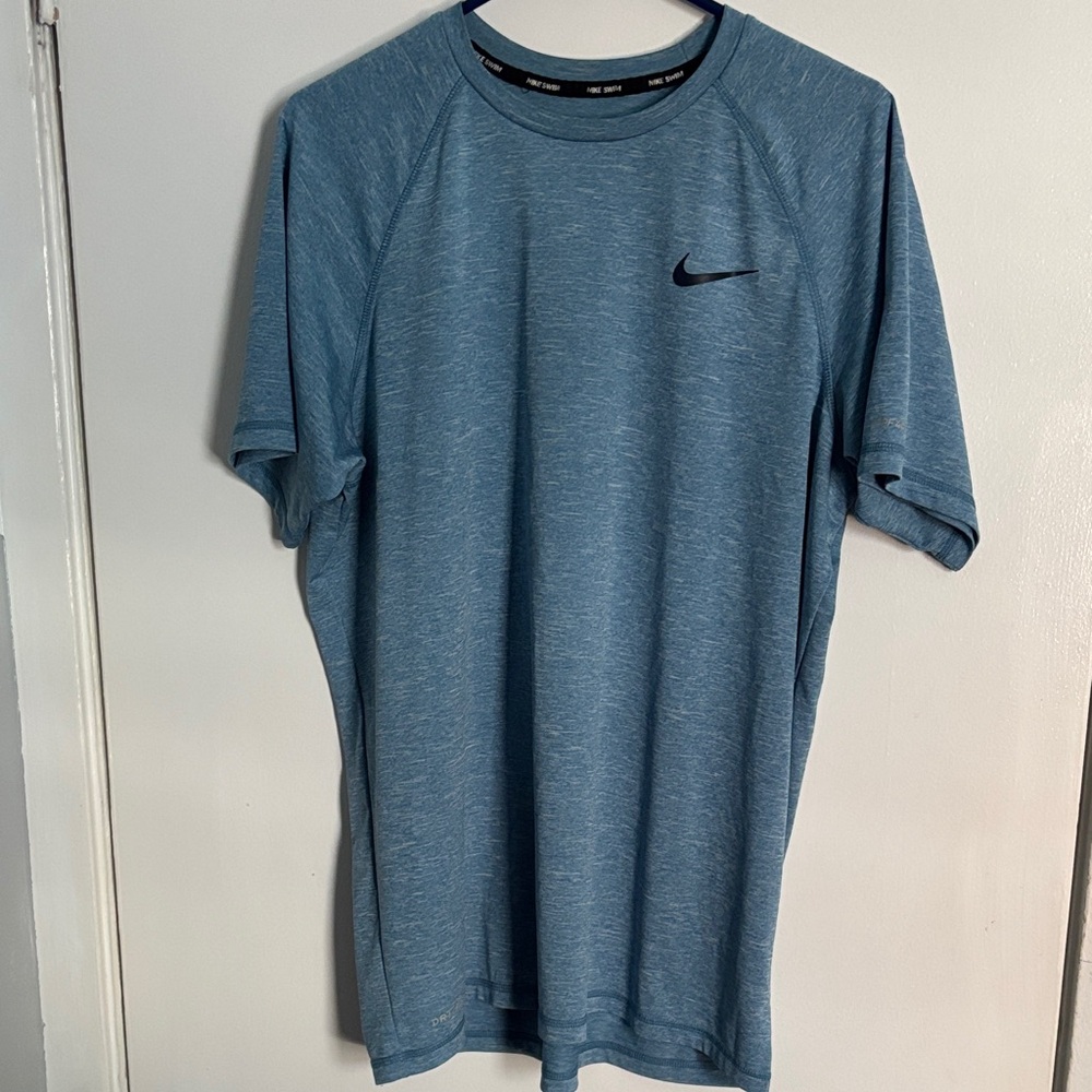 Nike Men's Heathered Blue Short Sleeve Tee